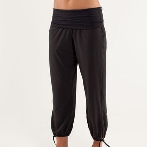 LULULEMON Commuter Denim Black Tie Ankle OM Pant 2